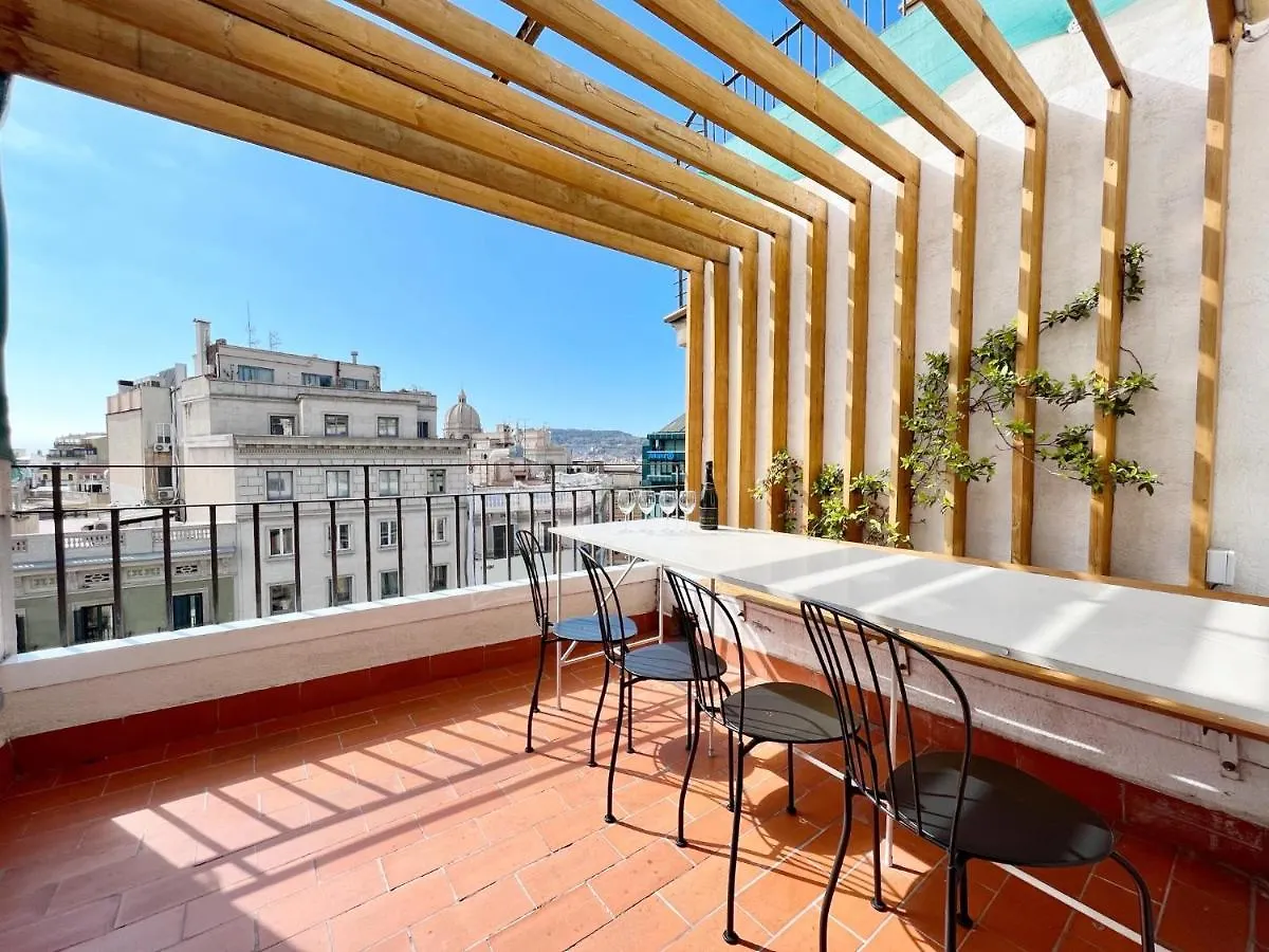 Plaza Cataluna Penthouse Barcelona Apartmán